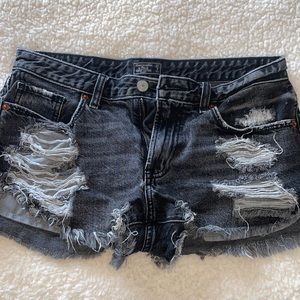 Black Abercrombie shorts